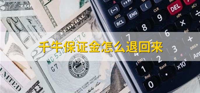 千牛账户如何申请退还保证金？这些步骤要牢记-东山笔记