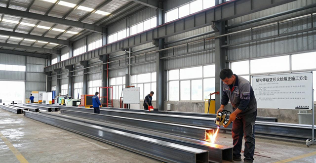 图片[4]-钢结构焊接变形火焰矫正施工方法-铆焊老刘铆工焊工笔记