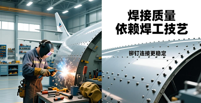 飞机为何多用铆钉：安全性与技术的背后因素-铆焊老刘铆工焊工笔记