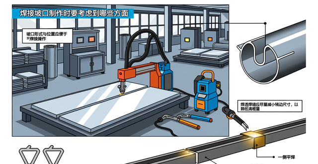 焊接坡口制作时要考虑到哪些方面-铆焊老刘铆工焊工笔记