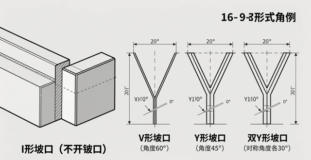 焊接坡口形式及尺寸解析「焊接基础篇」-铆焊老刘铆工焊工笔记