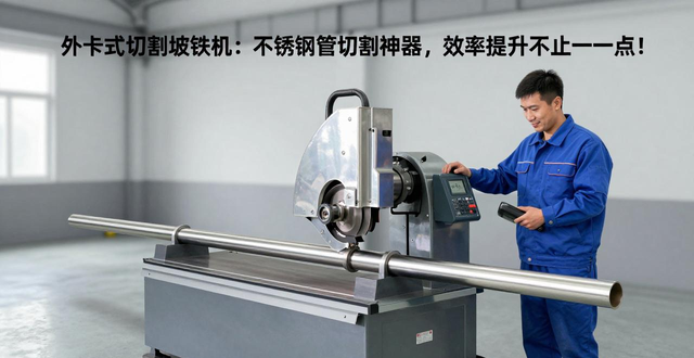 外卡式切割坡口机：不锈钢管切割神器，效率提升不止一点点！-铆焊老刘铆工焊工笔记