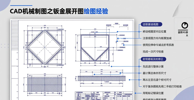 图片[3]-CAD机械制图之钣金展开图绘图经验-铆焊老刘铆工焊工笔记