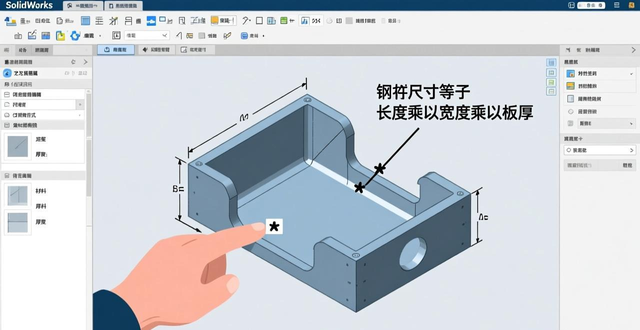 图片[5]-SolidWorks钣金零件展开尺寸批量自动标注方法-铆焊老刘铆工焊工笔记