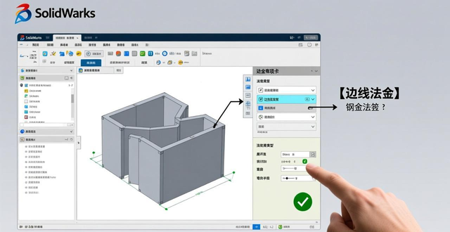 图片[4]-举例讲解SolidWorks制作钣金展开的过程-铆焊老刘铆工焊工笔记