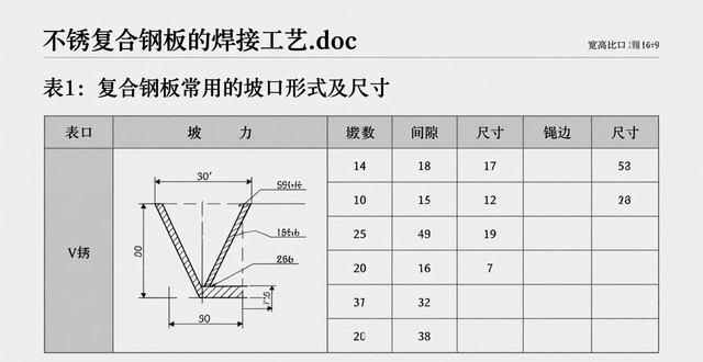 不锈复合钢板的焊接工艺.doc-铆焊老刘铆工焊工笔记