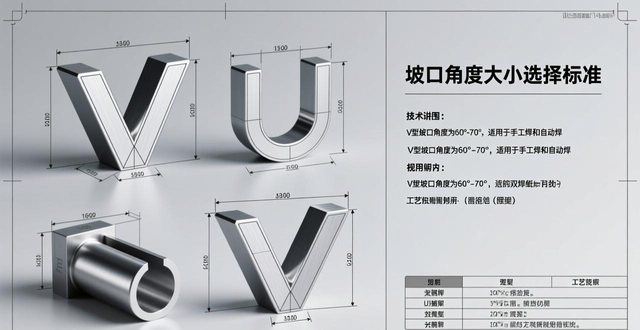 坡口焊接的规范要求,坡口角度大小选择的标准-铆焊老刘铆工焊工笔记