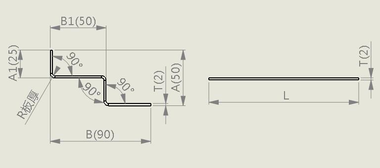 图片[2]-总结的各种钣金折弯展开计算公式真是太全了-铆焊老刘铆工焊工笔记