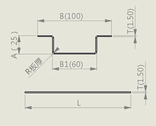 图片[5]-总结的各种钣金折弯展开计算公式真是太全了-铆焊老刘铆工焊工笔记