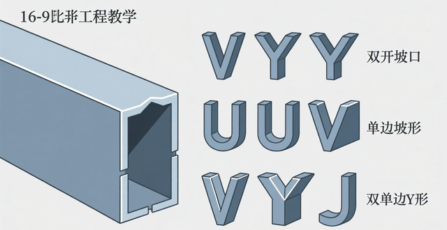 焊接坡口形式及尺寸解析「焊接基础篇」-铆焊老刘铆工焊工笔记