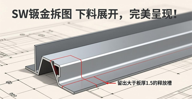 图片[3]-SW钣金拆图 下料展开，完美呈现！-铆焊老刘铆工焊工笔记