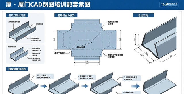 图片[2]-东莞塘厦CAD绘图培训：通用钣金件展开图绘制原理与应用手册！-铆焊老刘铆工焊工笔记