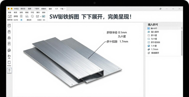 SW钣金拆图 下料展开，完美呈现！-铆焊老刘铆工焊工笔记