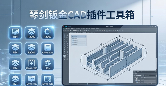琴剑钣金软件_钣金CAD展开插件_钣金展开插件免费下载