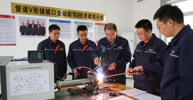 焊接坡口自动_V型对接坡口全自动焊接技术_全自动焊接技术