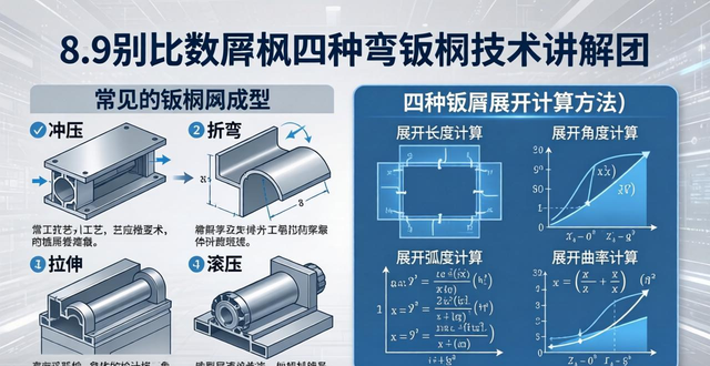 钣金成型方法 折弯冲压拉伸剪切 展开计算公式_钣金成形模拟展开