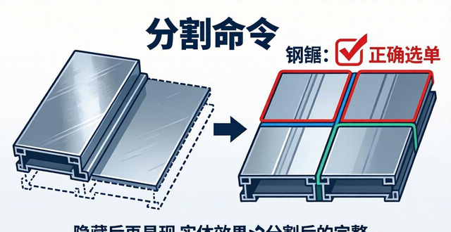 巧用分割命令，拆分钣金展开下料，让设计更简单！-铆焊老刘铆工焊工笔记