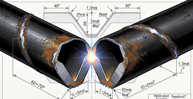 钢管对焊坡口常见的几种形式-铆焊老刘铆工焊工笔记