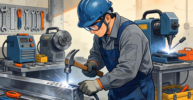 铆工锤类工具应用_铆工的基本工具_手锤金属成型工艺