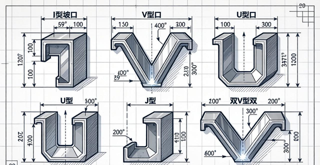 焊接坡口尺寸参数_焊接坡口形式_焊接坡口焊接坡口标准