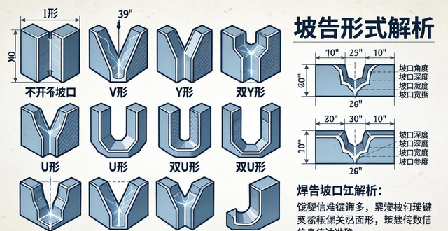 焊接坡口焊接坡口标准_坡口定义及作用_焊缝坡口形式
