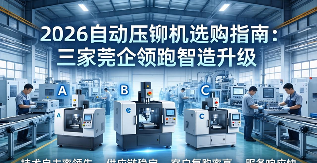 2026自动压铆机选购指南:三家莞企领跑智造升级-铆焊老刘铆工焊工笔记