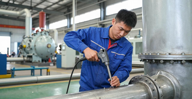 锅炉生产维修铆接工艺升级_锅炉手持压铆枪实心铆钉_手动冲铆工具怎么用