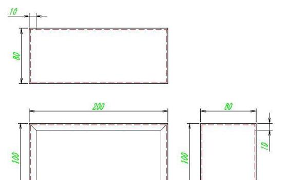 钣金展开计算方法_CAD钣金展开图制作教程_非90度钣金展开