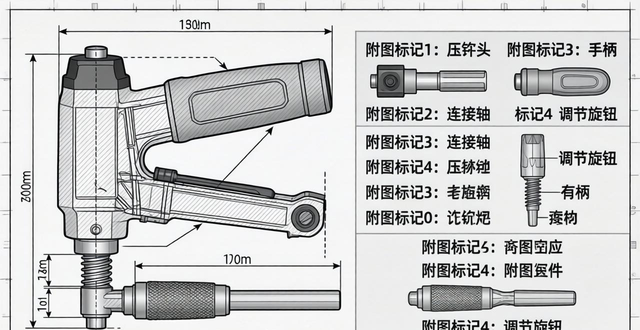 压铆工具设计_压铆工具铆钉分裂均匀_手动压铆工具拆解