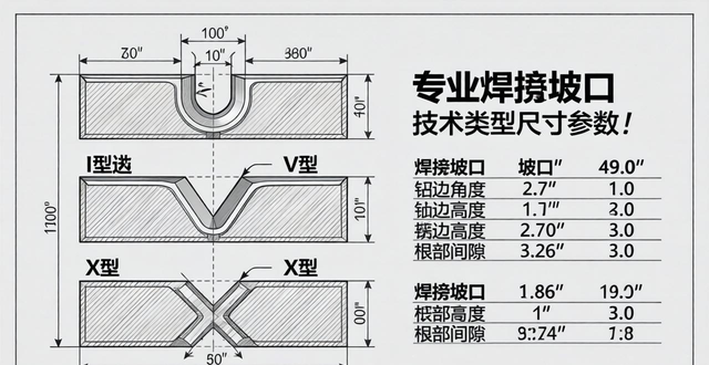 焊接坡口形式与尺寸进行讲解-铆焊老刘铆工焊工笔记