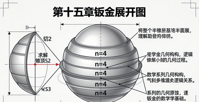 可展曲面形体展开技术_钣金零件表面展开方法_平面钣金展开