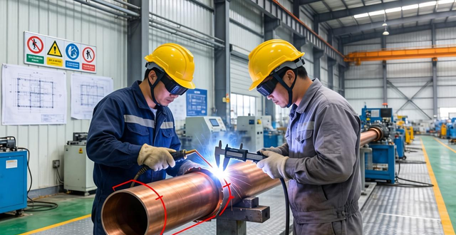 更多“铜管对口焊接时必须坡口，坡口角度为（），对口间隙应为2～3m…”相关的问题-铆焊老刘铆工焊工笔记