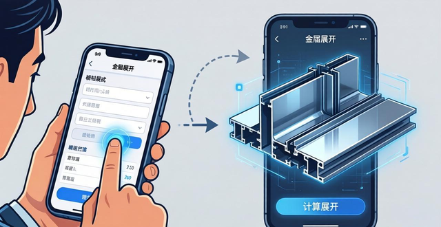 钣金放样展开制作工具_钣金展开图解计算_手机钣金展开app