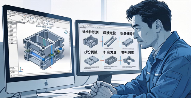 如何让SolidWorks钣金展开图绘制更高效？实用方法汇总-铆焊老刘铆工焊工笔记