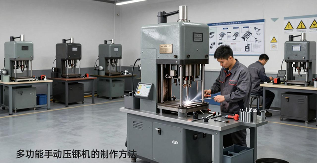 多功能手动压铆机的制作方法-铆焊老刘铆工焊工笔记
