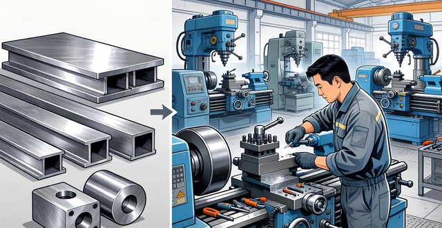 机加工工艺流程-铆焊老刘铆工焊工笔记