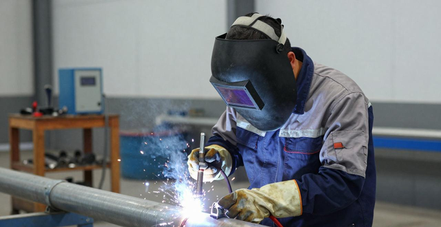 圆管坡口焊接图片_焊工操作姿势技巧_管道焊接正确姿势