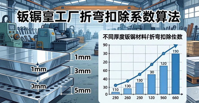 武汉钣金加工折弯扣除系数算法_钣金加工折弯系数计算方法_钣金展开修正系数算法