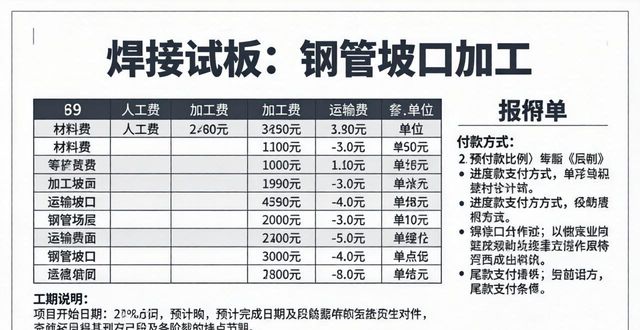 焊接试板坡口加工供应商资质要求_钢管焊接坡口焊接图片_焊接试板及钢管坡口加工服务询价公告