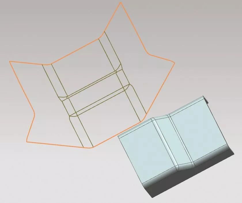 ug冲压型钣金展开_ug钣金展开命令_ug钣金锅展开