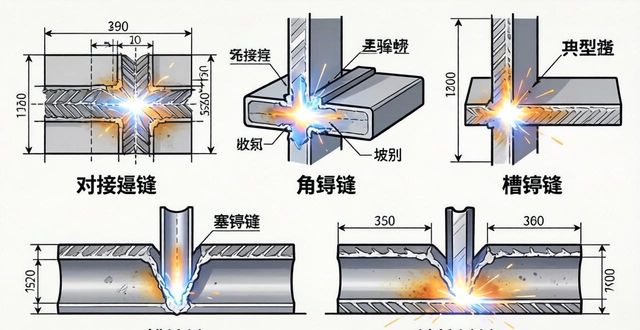 手弧焊工艺参数选择_焊接接头形式与坡口类型_焊接变形 坡口