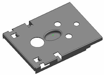 钣金内嵌弯边参数设置_ug编程钣金展开_钣金冲压特征创建教程