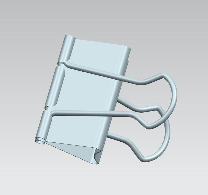 UG钣金折弯工艺_ug编程钣金展开_书夹子建模教程