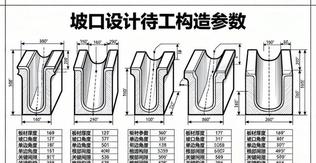 焊接坡口形式_焊接坡口设计参数_焊接坡口什么时候加工