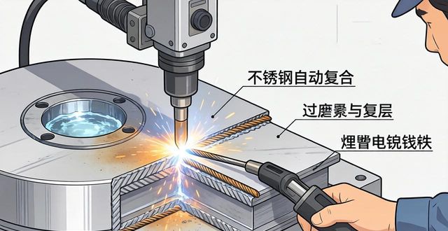 不锈钢复合钢板基层采用埋弧焊的焊接坡口设计.kdh.pdf-铆焊老刘铆工焊工笔记