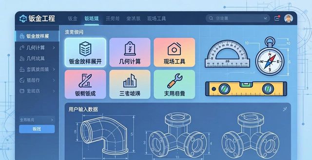 钣金工程什么软件-铆焊老刘铆工焊工笔记