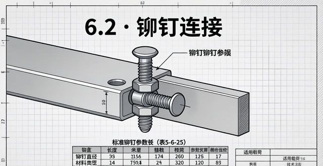 铆钉连接类型特点应用_铆缝设计形式参数_铆钉拉铆工具图片