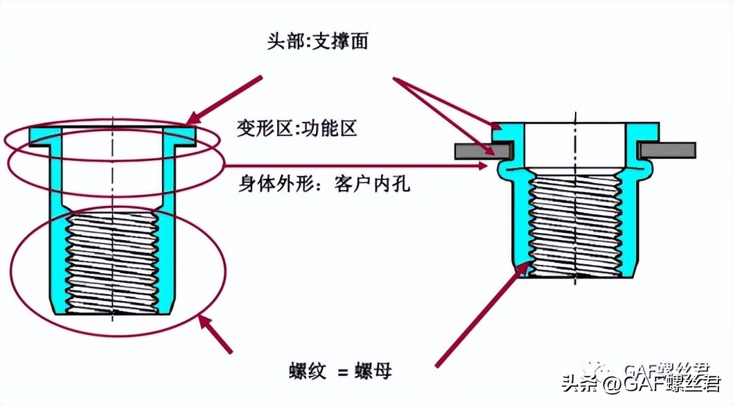 拉铆螺母_压铆螺母_螺母挂铆工具图片大全