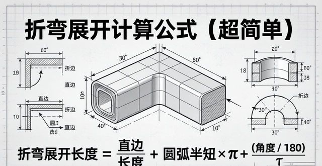 钣金钝角折弯展开计算_薄板展开计算标准_中性层位置与变形程度