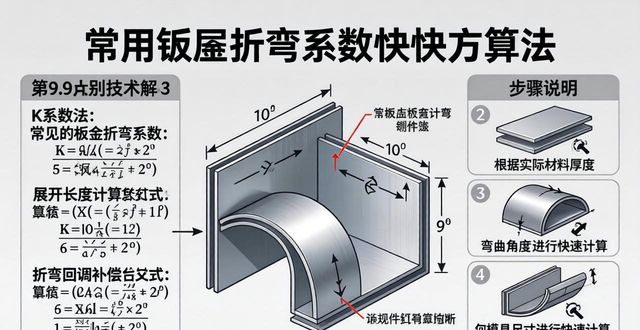 钣金折弯系数计算方法_钣金钝角折弯展开计算_90度折弯1.7倍料厚法